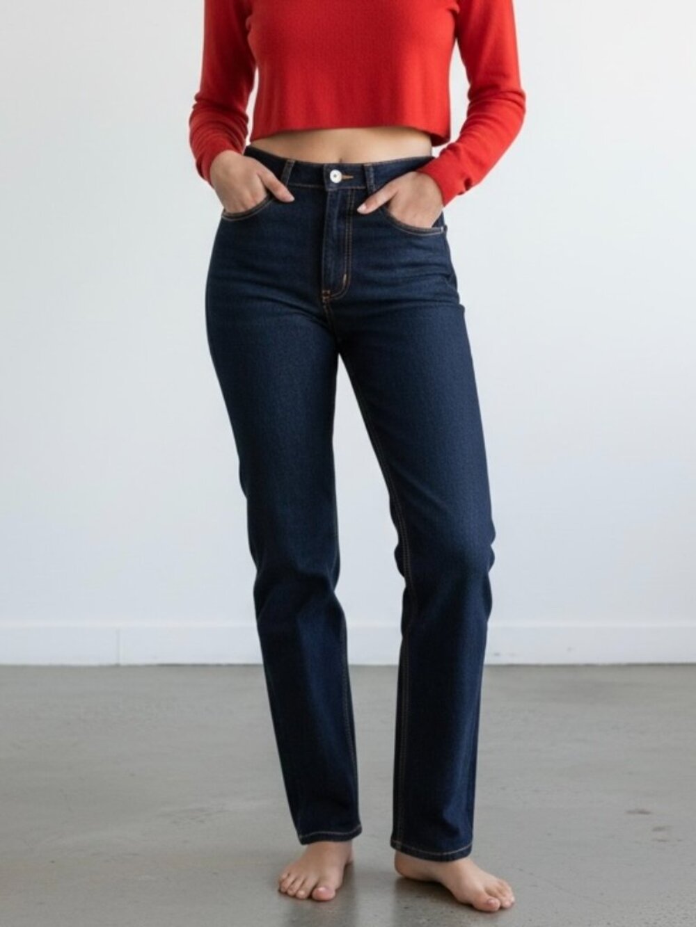 Vintage‎ Gitano 1980's Women's Sz 10 Jeans High Rise Straight Leg Denim NWOT